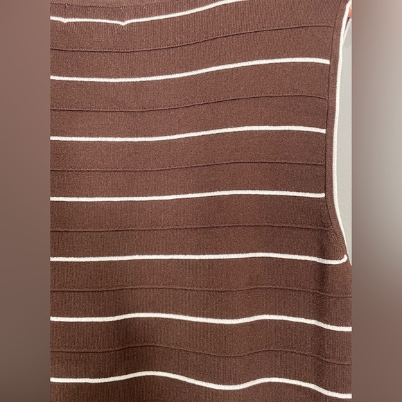 Style & Co Striped Textured Sleeveless Blouse (3X) - Picture 10 of 11